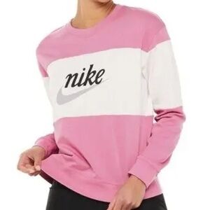 Nike | Pink and White Sweatshirt
